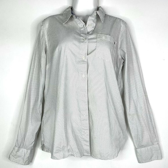 Tommy Hilfiger Blouse Button Up Long‎ Sleeve Collar - Picture 1 of 8